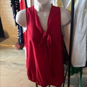 Banana Republic Scarlet Tie-Front Tank Top